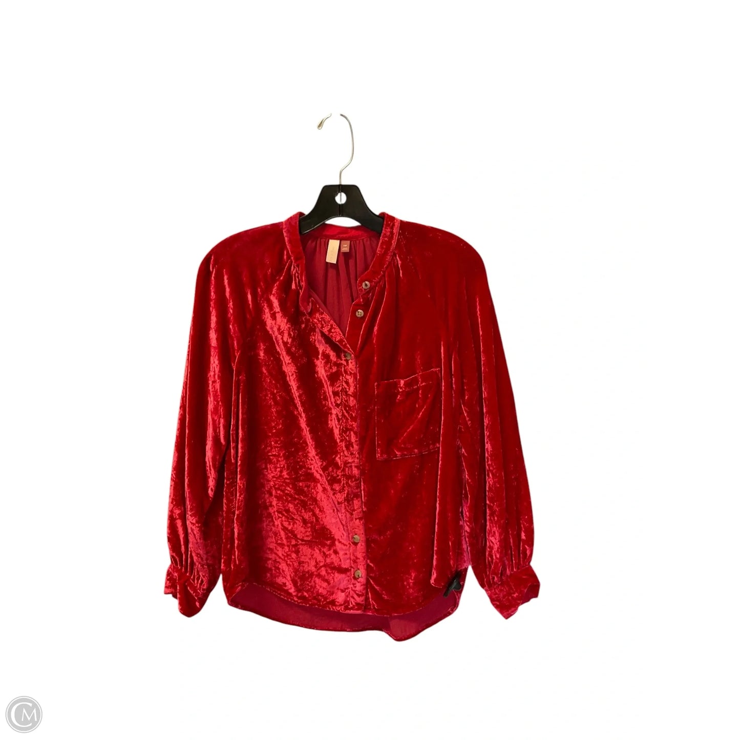 Top Long Sleeve By Pilcro In Red, Size: Xs