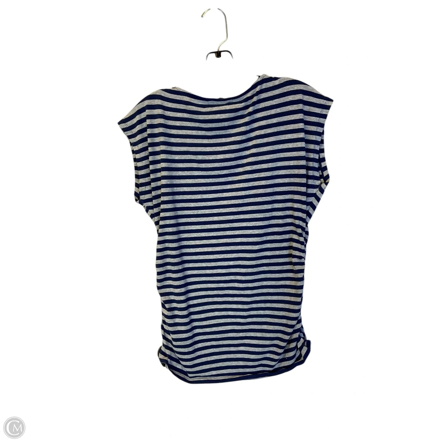 Top Short Sleeve By Michael By Michael Kors In Striped Pattern, Size: L