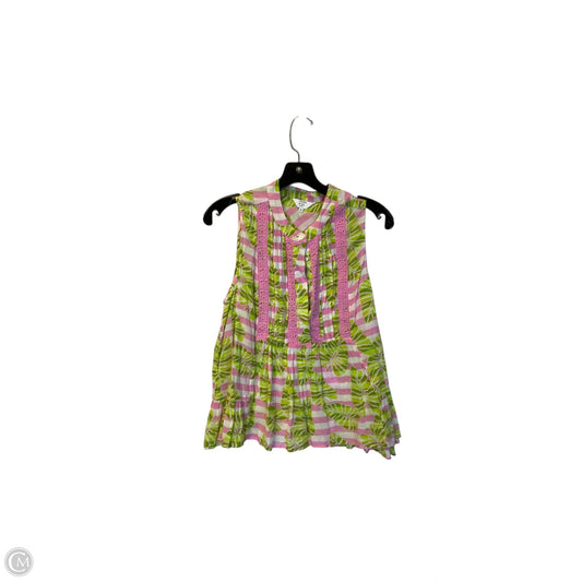 Top Sleeveless By Crown And Ivy In Green, Size: L
