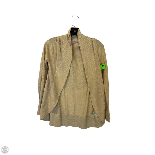 Cardigan Designer By Lilly Pulitzer In Tan, Size: Xs