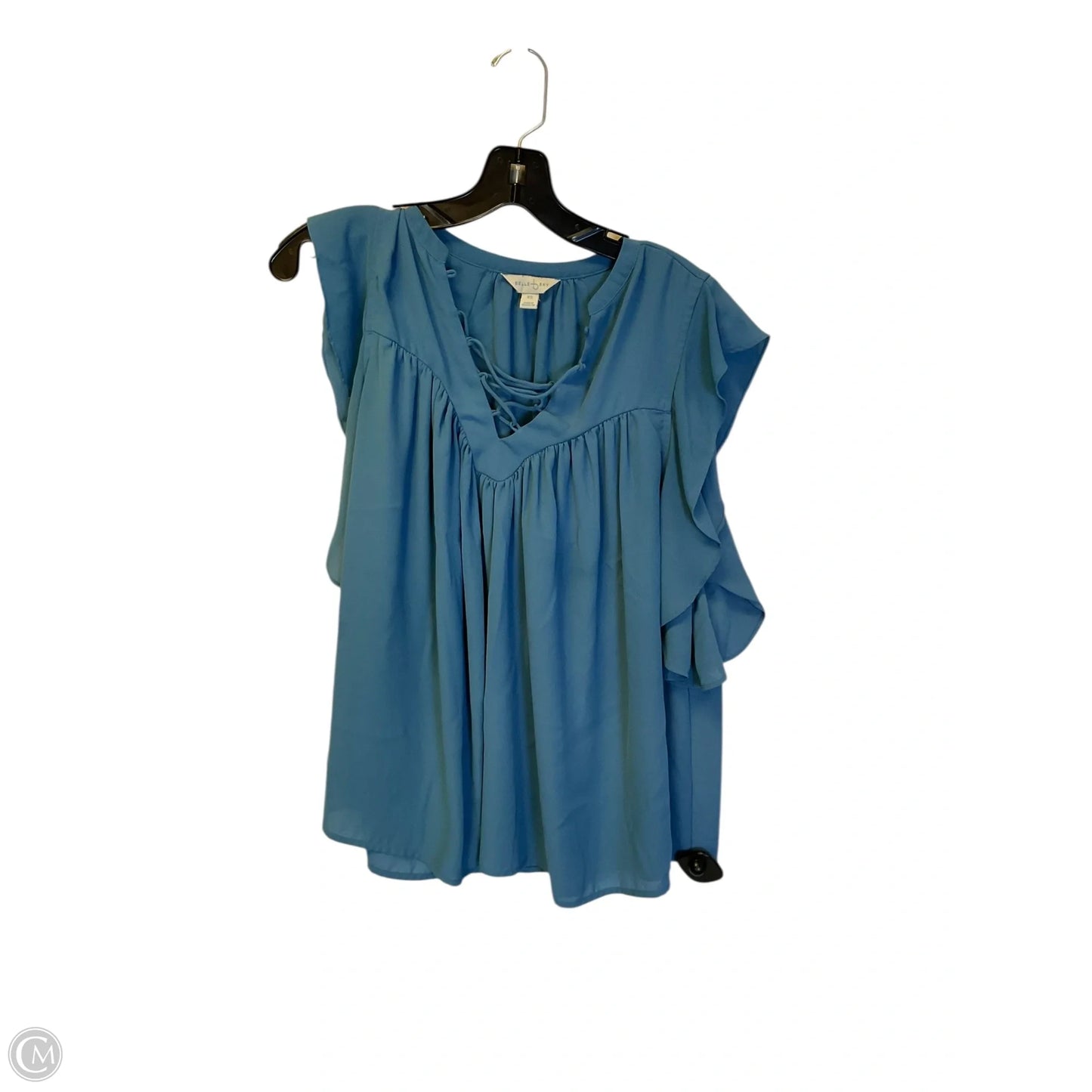 Top Short Sleeve By Belle + Sky In Blue, Size: Xs