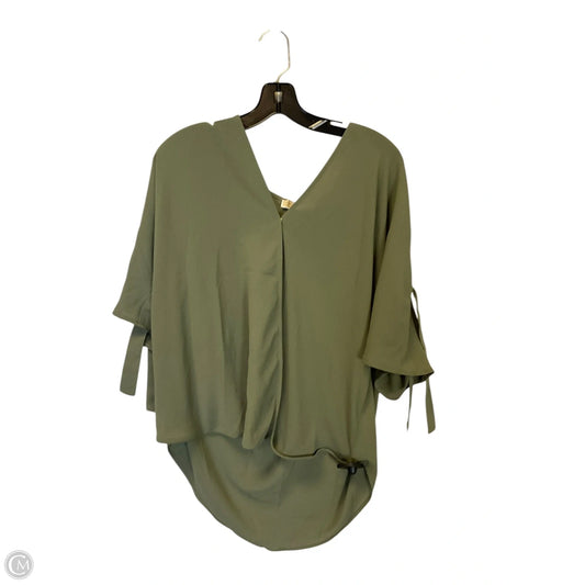 Top Short Sleeve By Michael By Michael Kors In Green, Size: L