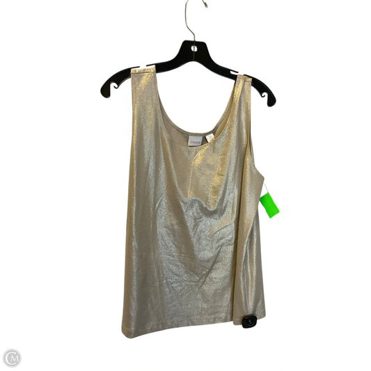 Tank Top By Chicos In Gold, Size: M