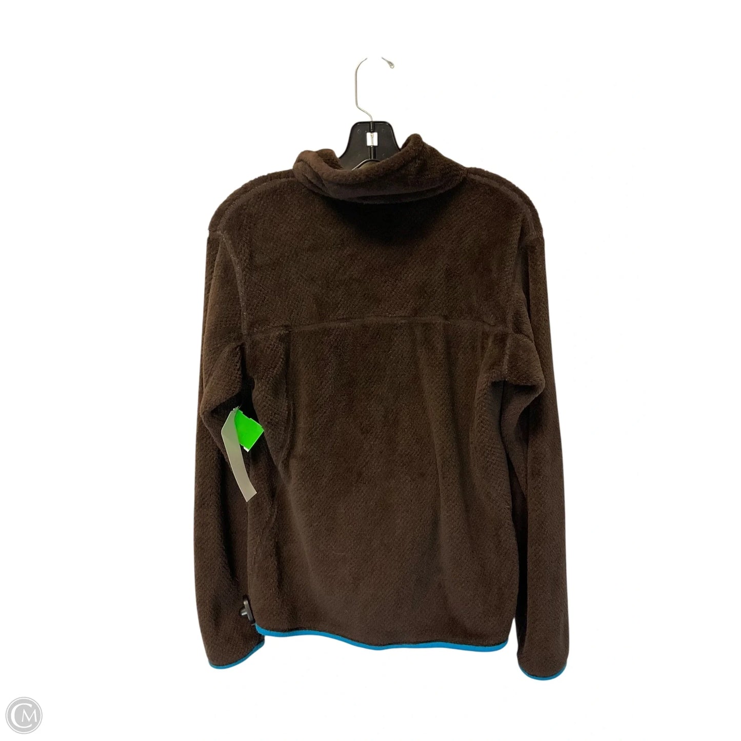 Sweatshirt Collar By Patagonia In Brown, Size: M
