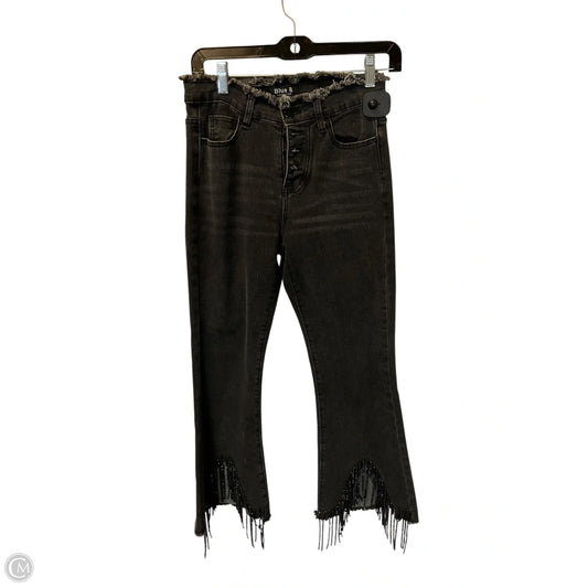 Jeans Cropped By Blue B In Grey Denim, Size: S