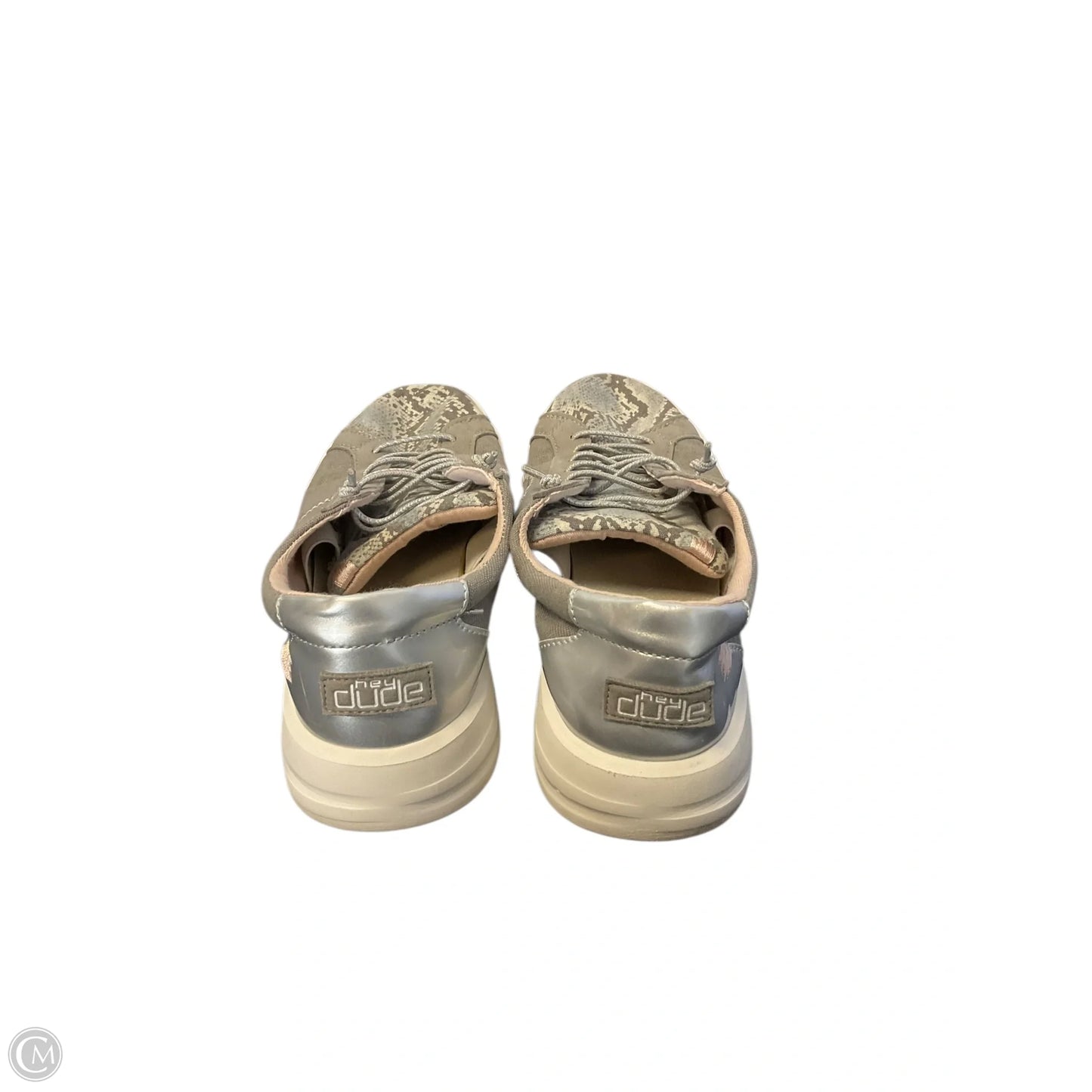 Shoes Sneakers By Hey Dude In Grey, Size: 10