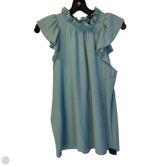 Top Sleeveless By Entro In Blue, Size: M