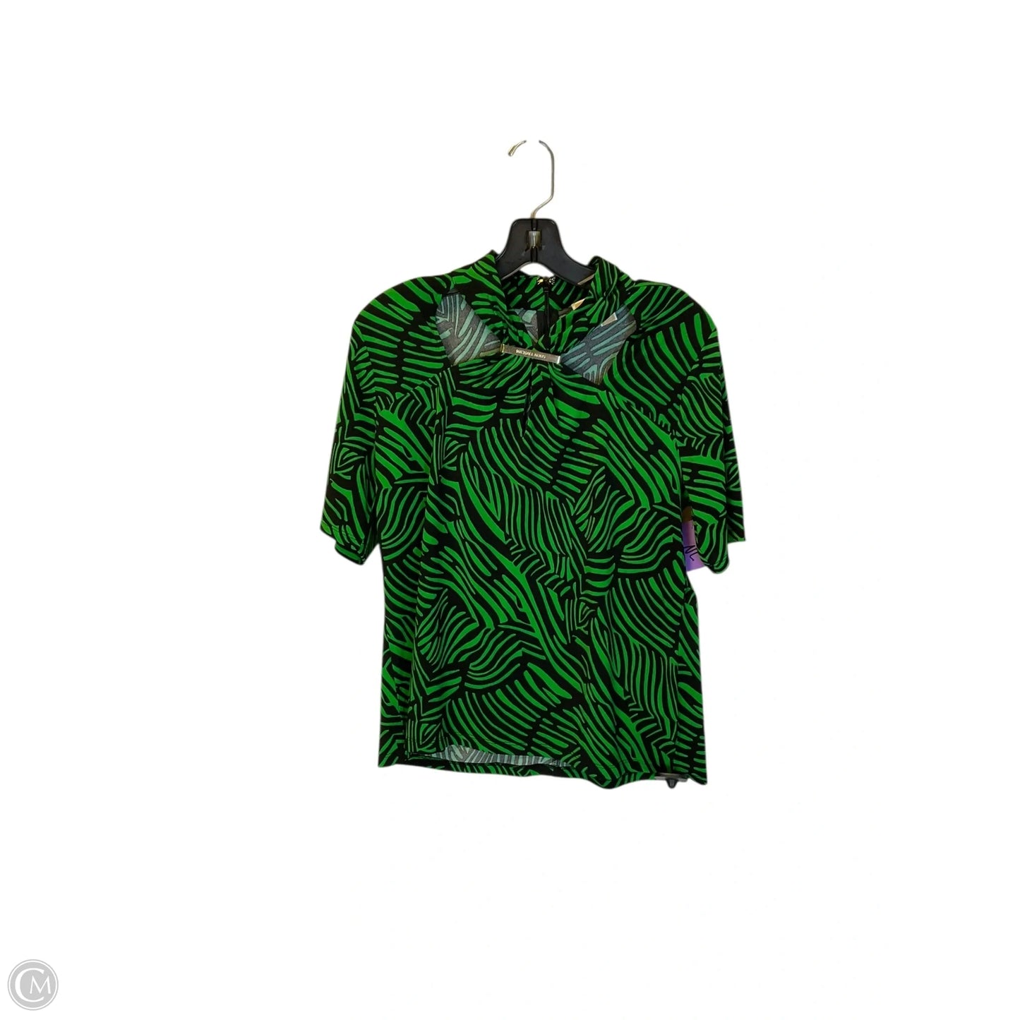 Top Short Sleeve By Michael By Michael Kors In Green, Size: L