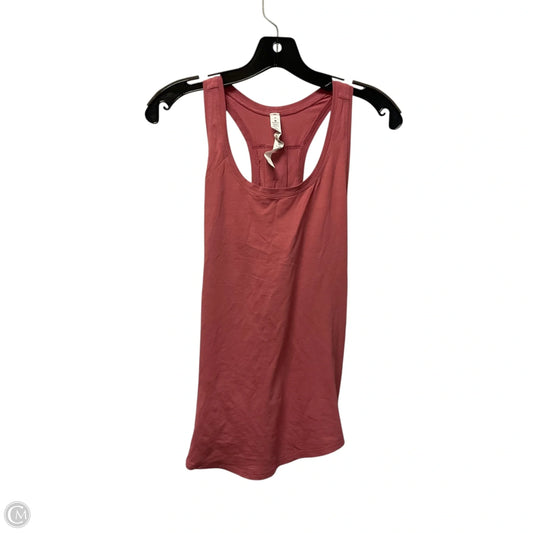 Athletic Tank Top By Lululemon In Red, Size: 6