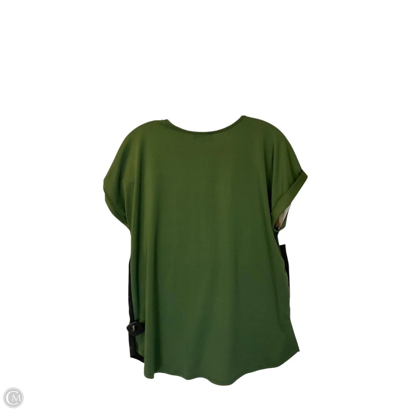 Top Short Sleeve By Auw In Green, Size: S