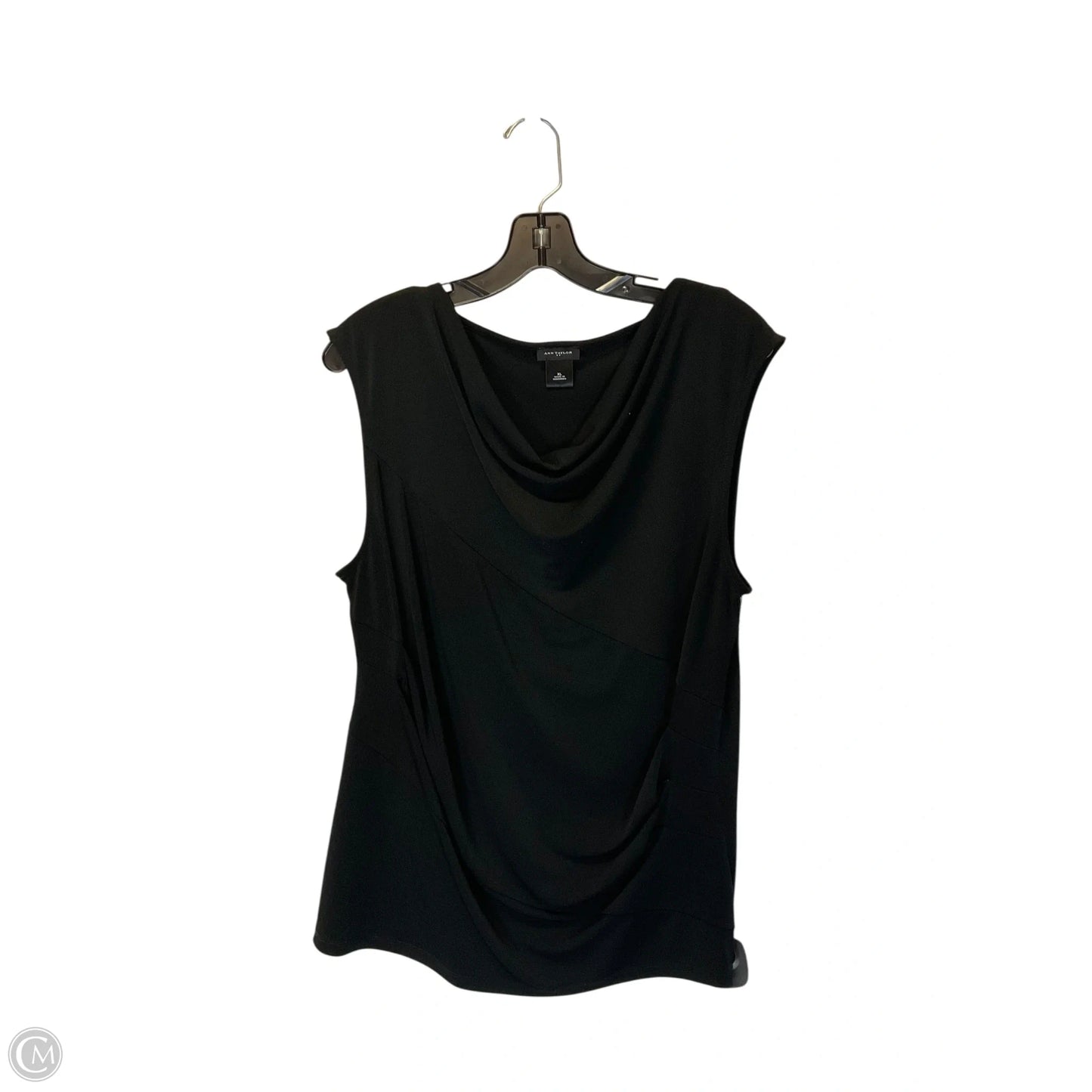 Top Sleeveless By Ann Taylor In Black, Size: Xl