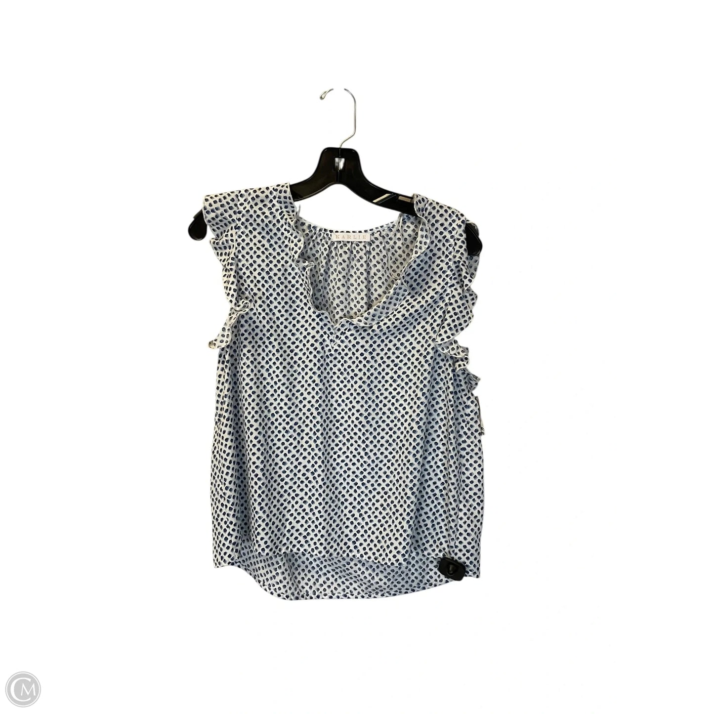 Top Sleeveless By Karlie In Blue, Size: S
