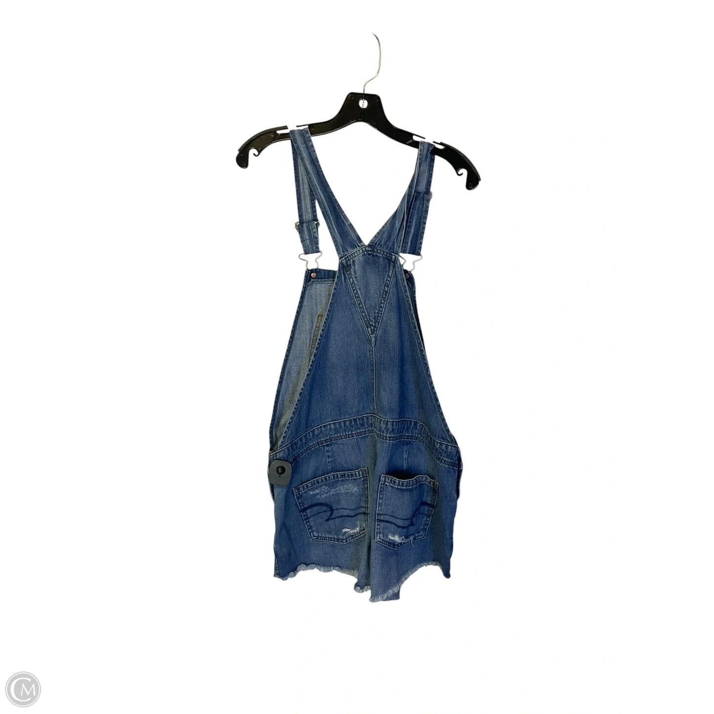Shortalls By American Eagle In Blue Denim, Size: M