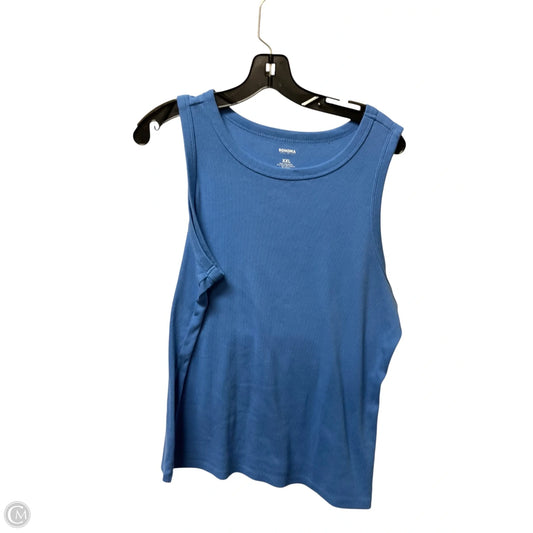 Tank Top By Sonoma In Blue, Size: Xxl