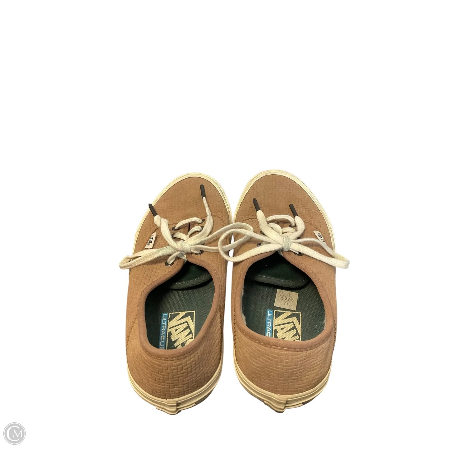 Shoes Sneakers By Vans In Brown, Size: 9