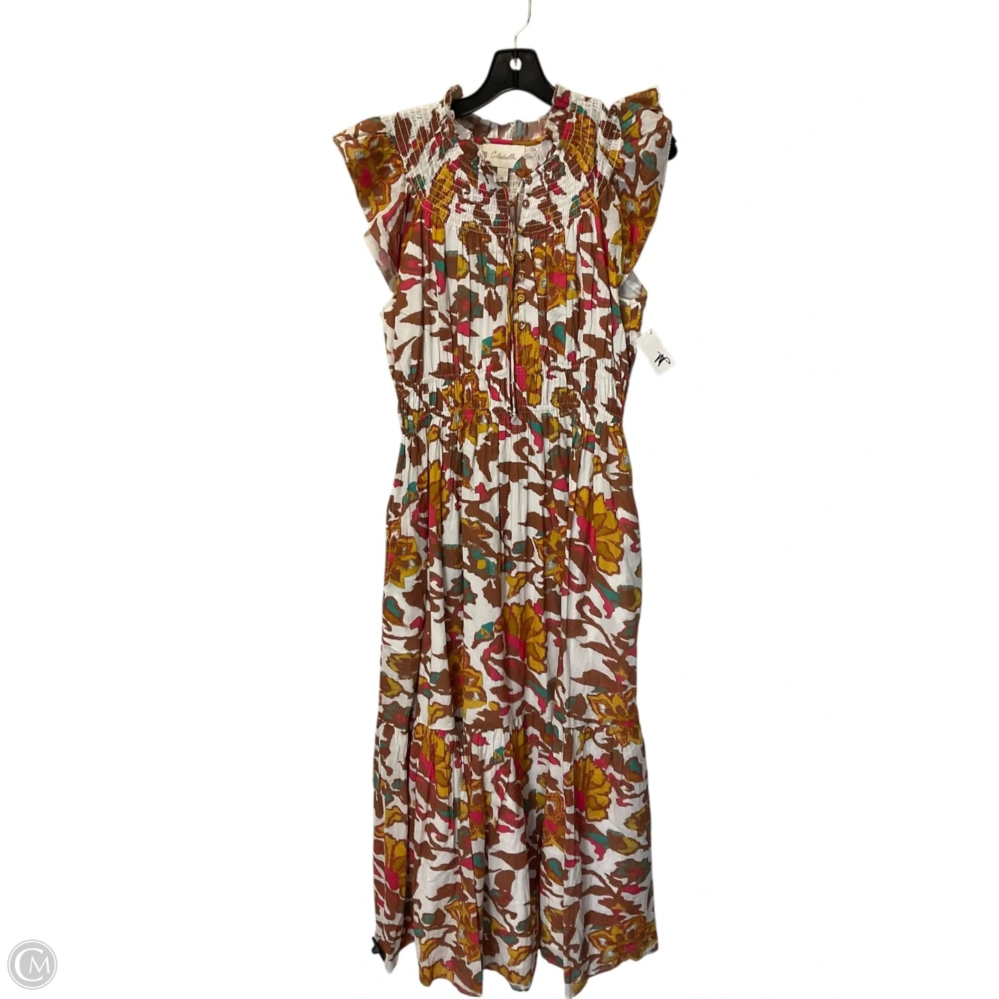 Dress Casual Maxi By Cmb In Brown, Size: M