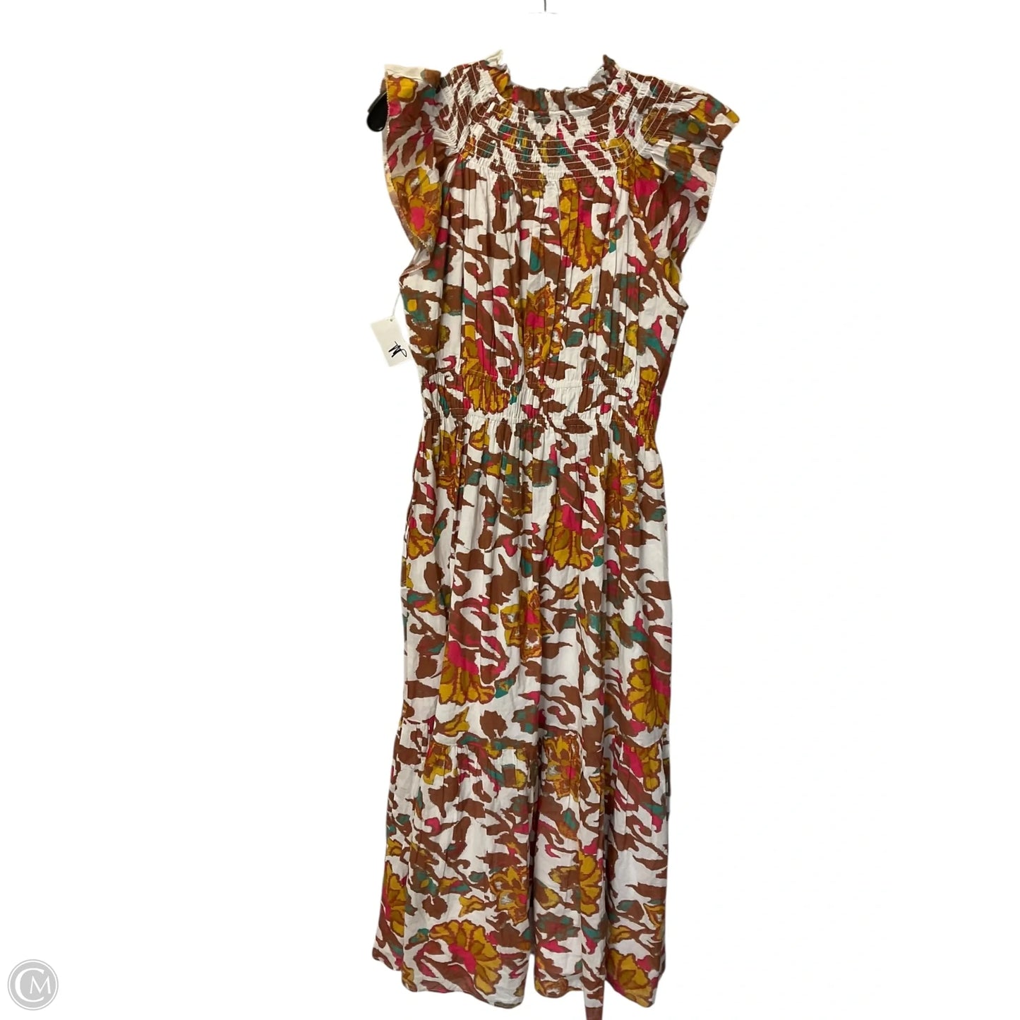 Dress Casual Maxi By Cmb In Brown, Size: M