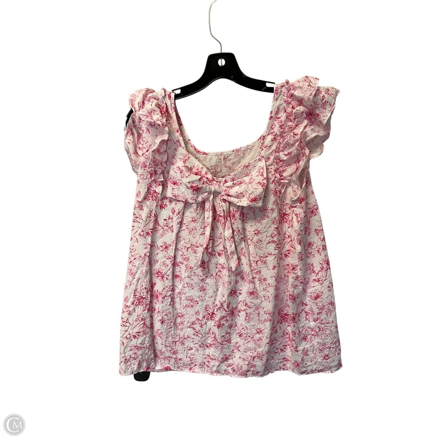Top Short Sleeve By Almost Pink In Pink, Size: Xl