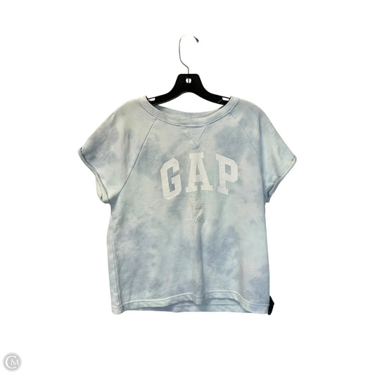 Top Short Sleeve Basic By Gap In Blue, Size: M