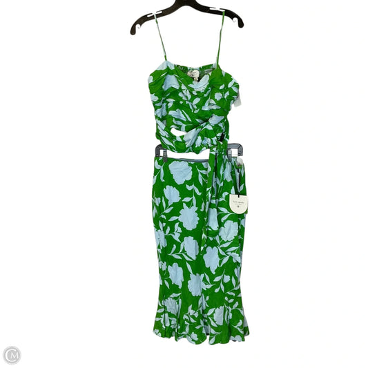 Skirt Set 2pc By Target-designer In Green & Grey, Size: M