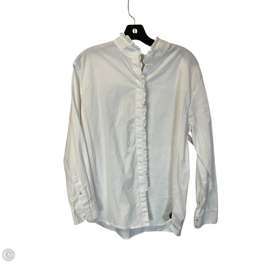 Top Long Sleeve Basic By Crown And Ivy In White, Size: L