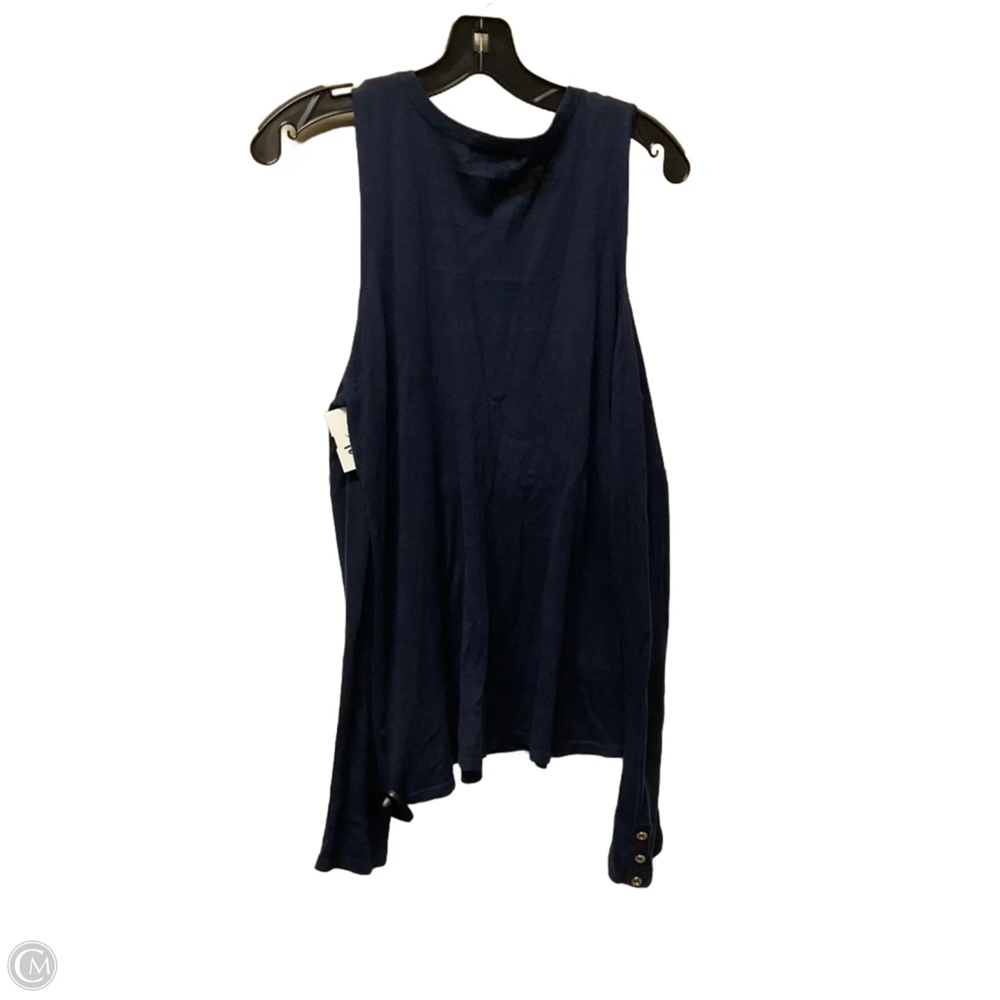 Top Long Sleeve Designer By Lilly Pulitzer In Navy, Size: L