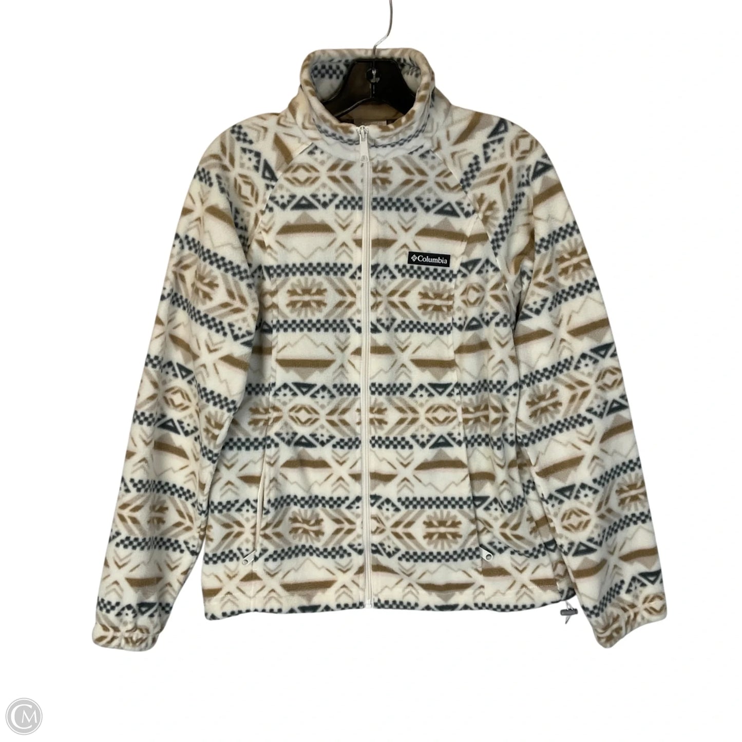 Jacket Fleece By Columbia In Brown, Size: M