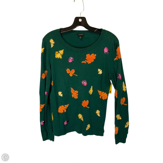 Top Long Sleeve By Talbots In Green, Size: S