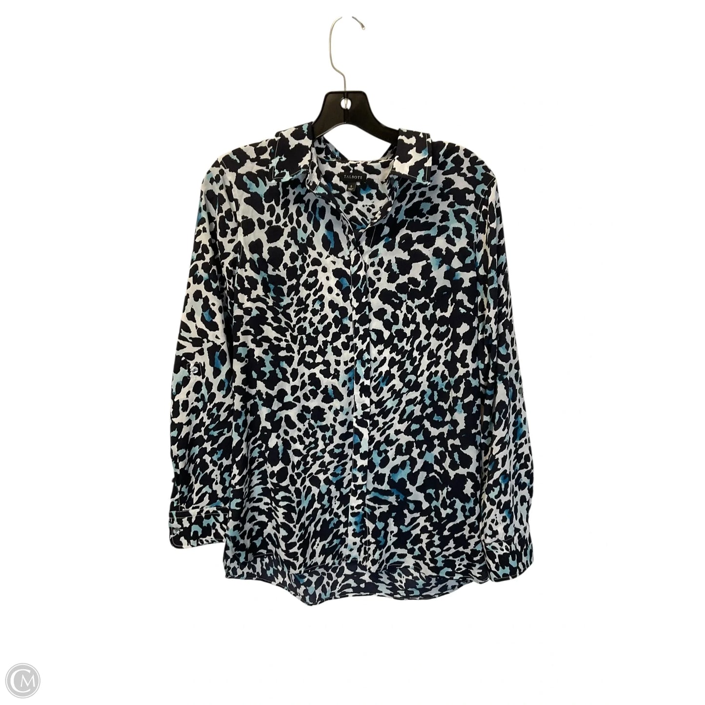 Top Long Sleeve By Talbots In Blue, Size: S