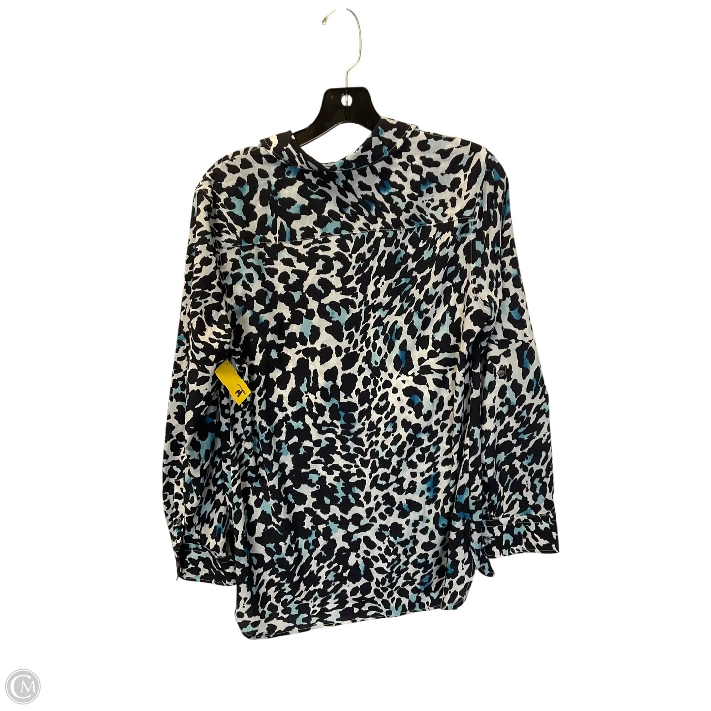 Top Long Sleeve By Talbots In Blue, Size: S
