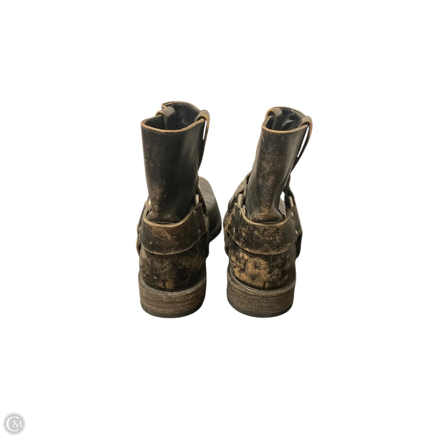 Boots Designer By Frye In Black, Size: 6.5