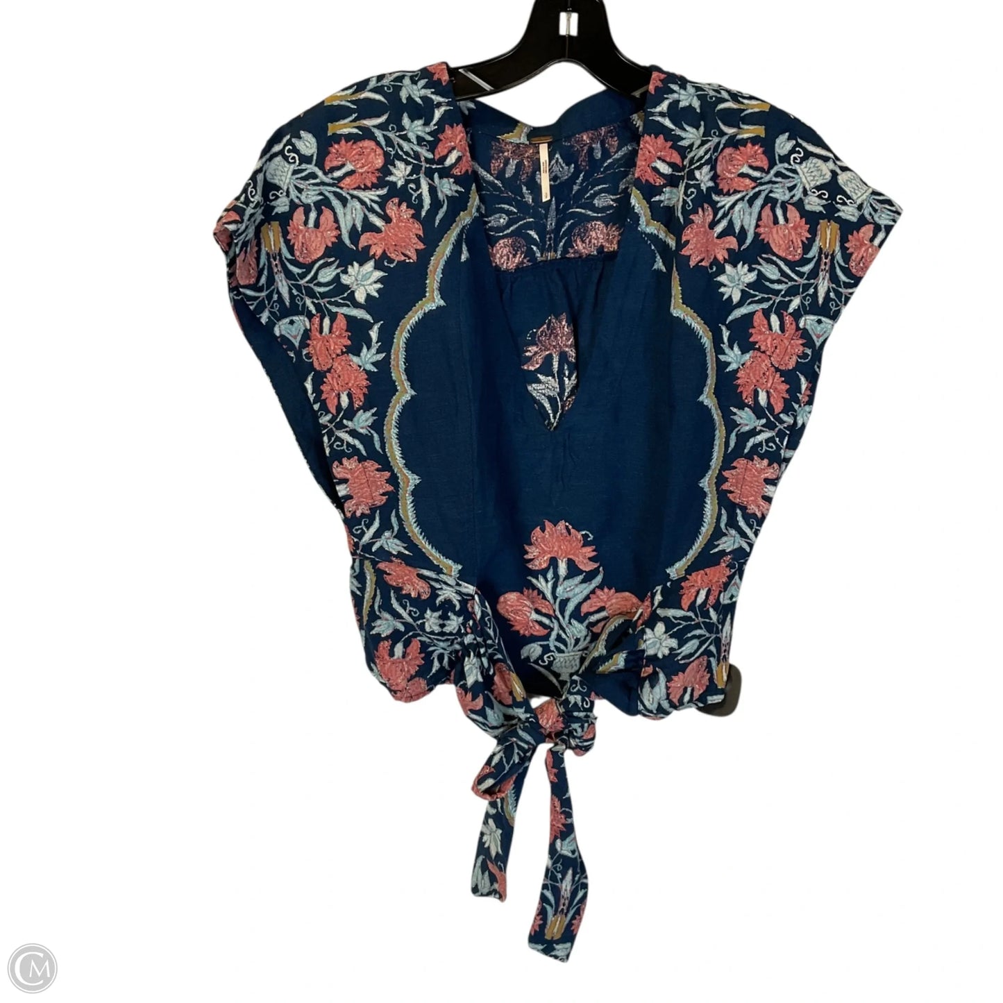 Top Short Sleeve By Free People In Blue, Size: S