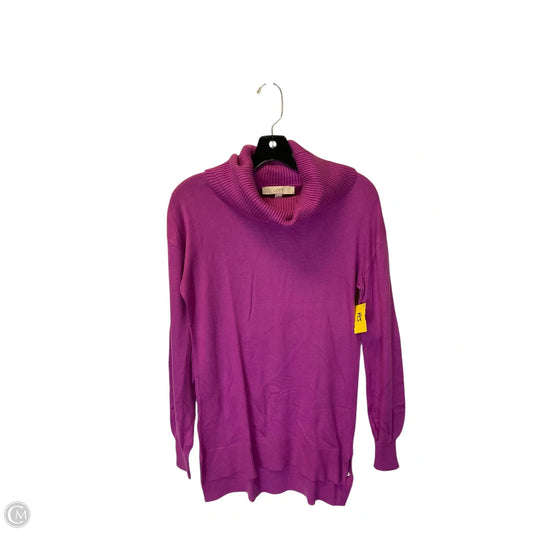 Sweater By Loft In Purple, Size: Xs