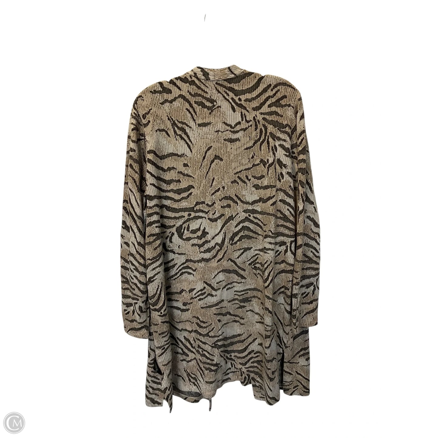 Cardigan By Chicos In Tan, Size: Xl