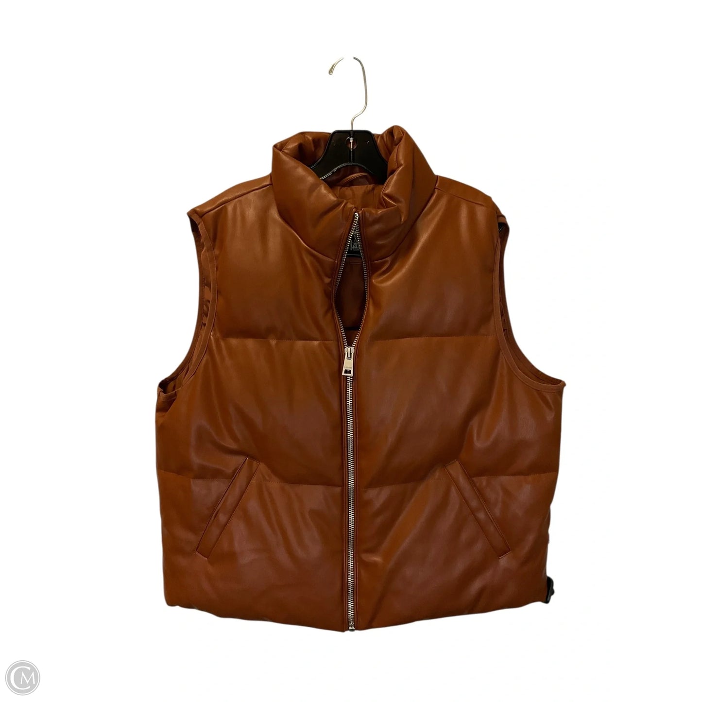Vest Puffer & Quilted By Levis In Brown, Size: Xl