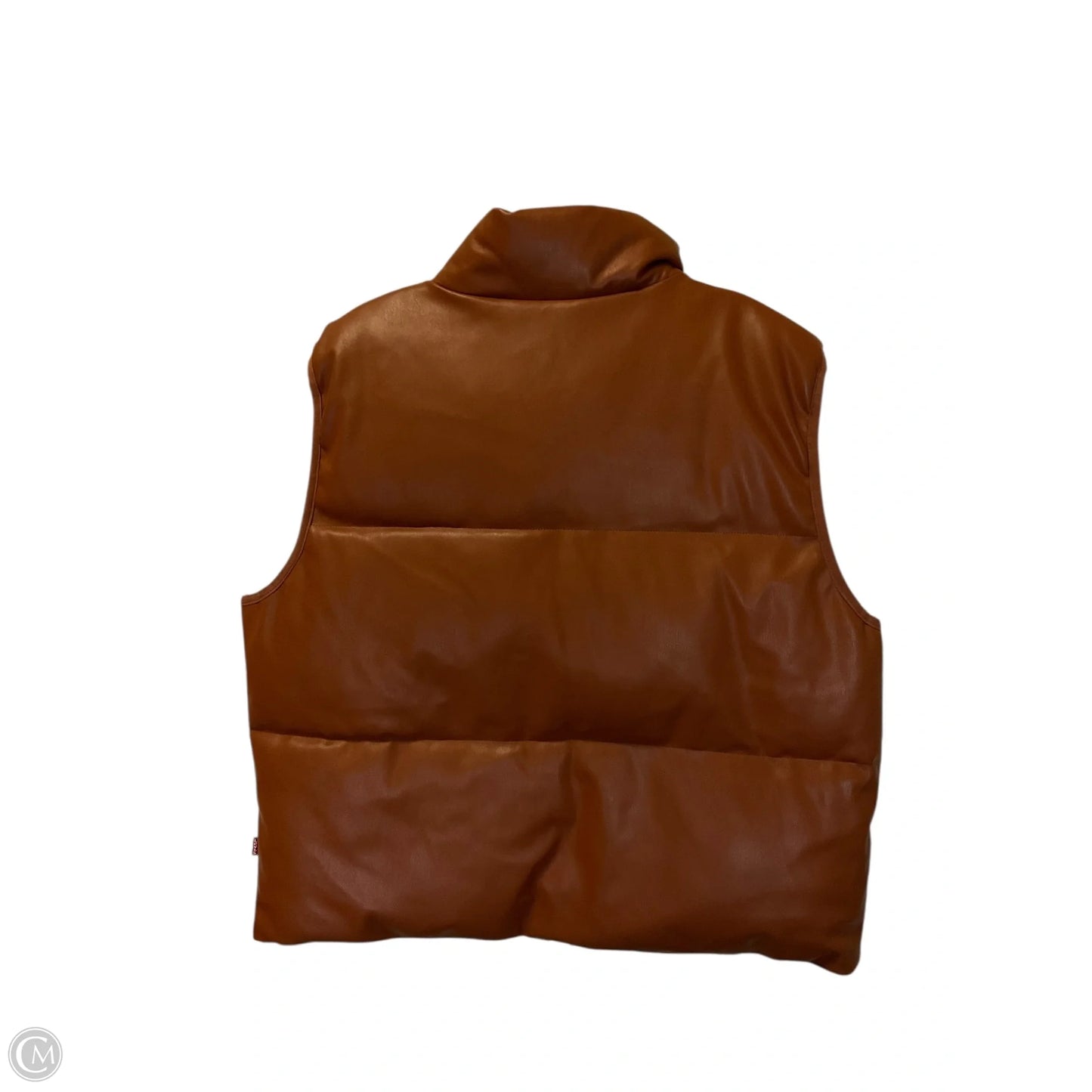 Vest Puffer & Quilted By Levis In Brown, Size: Xl