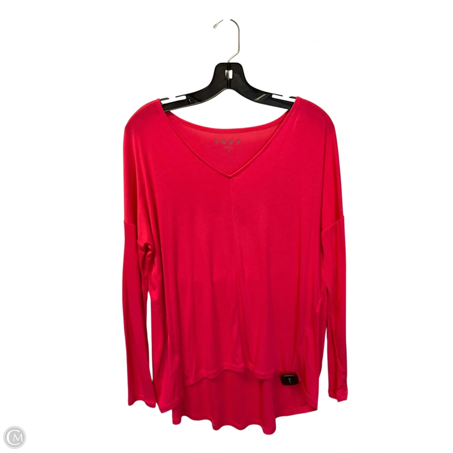 Top Long Sleeve By Loft In Pink, Size: S