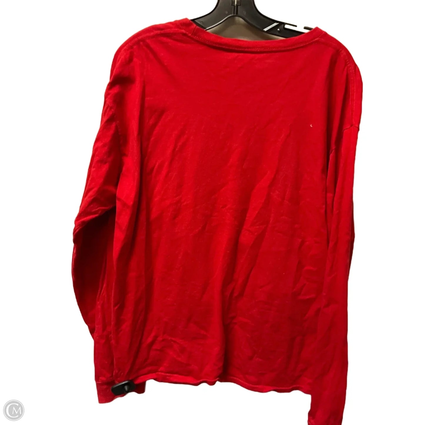 Top Long Sleeve Basic By Clothes Mentor In Red, Size: L