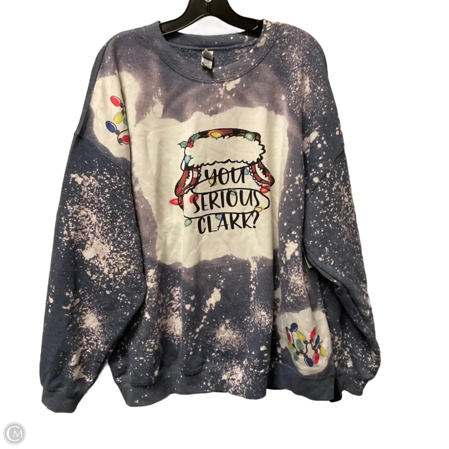 Top Long Sleeve By Gildan In Ombre Print, Size: Xl