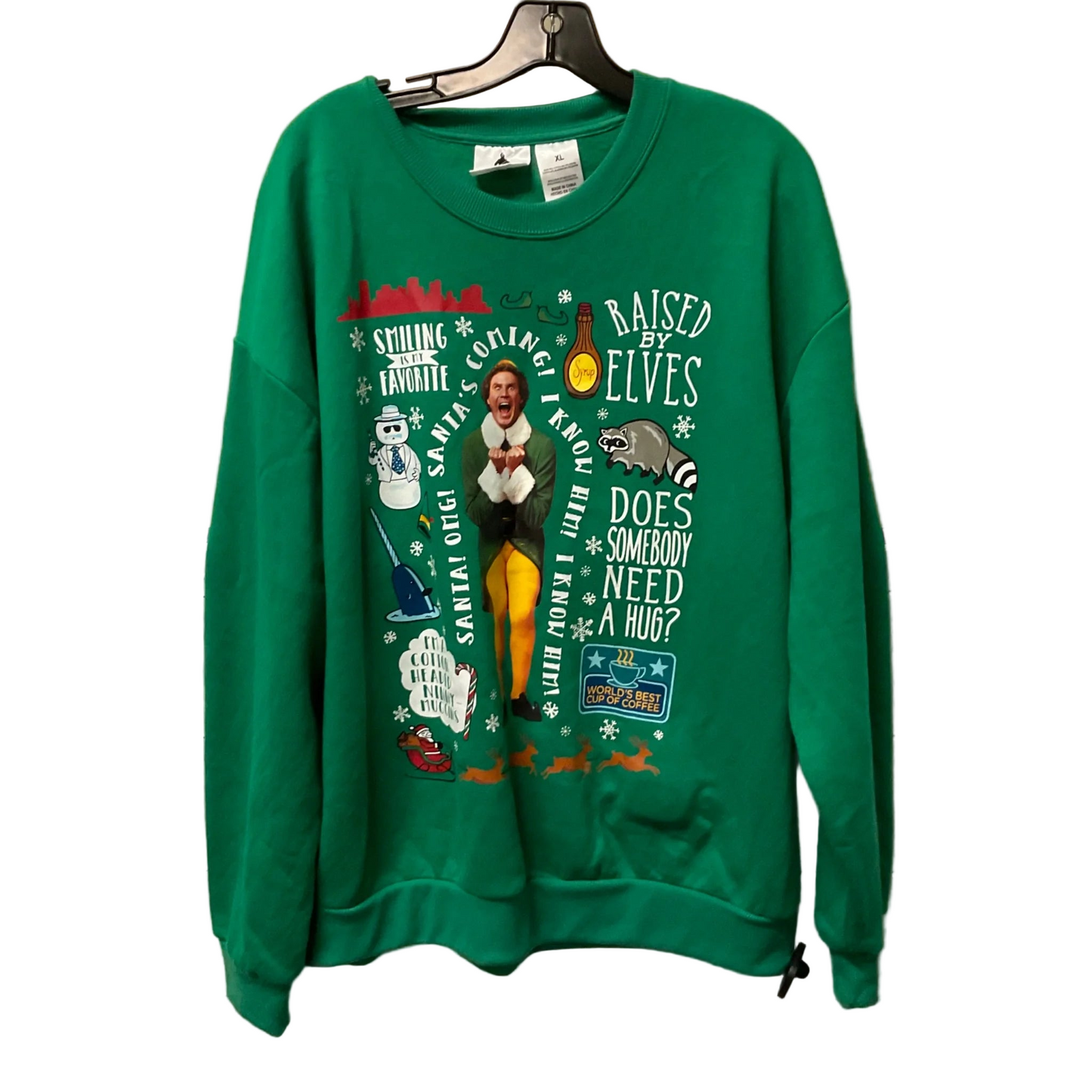 Top Long Sleeve By Clothes Mentor In Green, Size: Xl