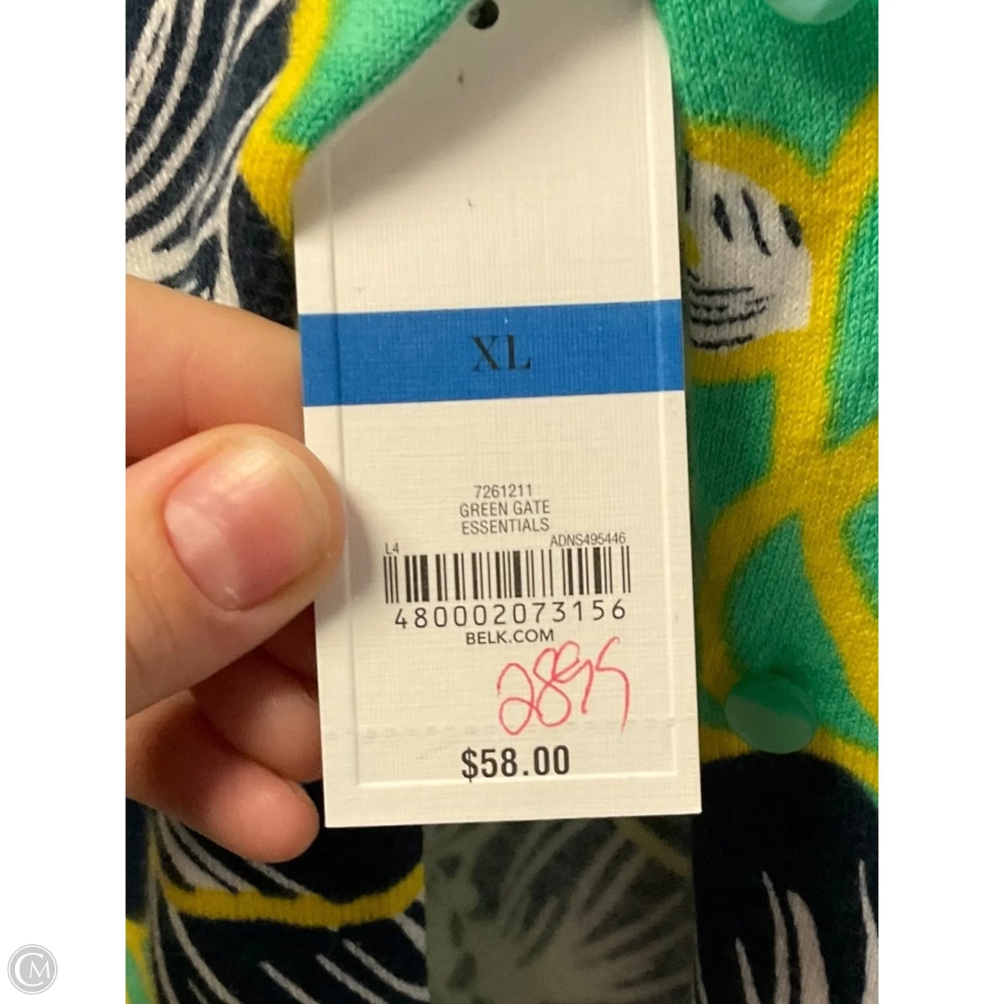 Cardigan By Crown And Ivy In Green, Size: Xl