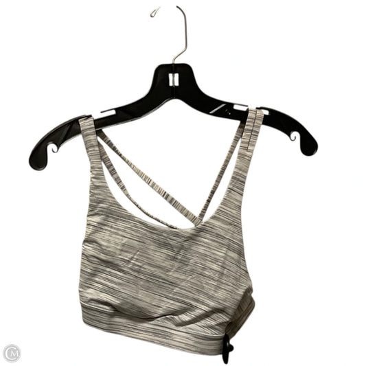 Athletic Bra By Lululemon In Grey, Size: 8
