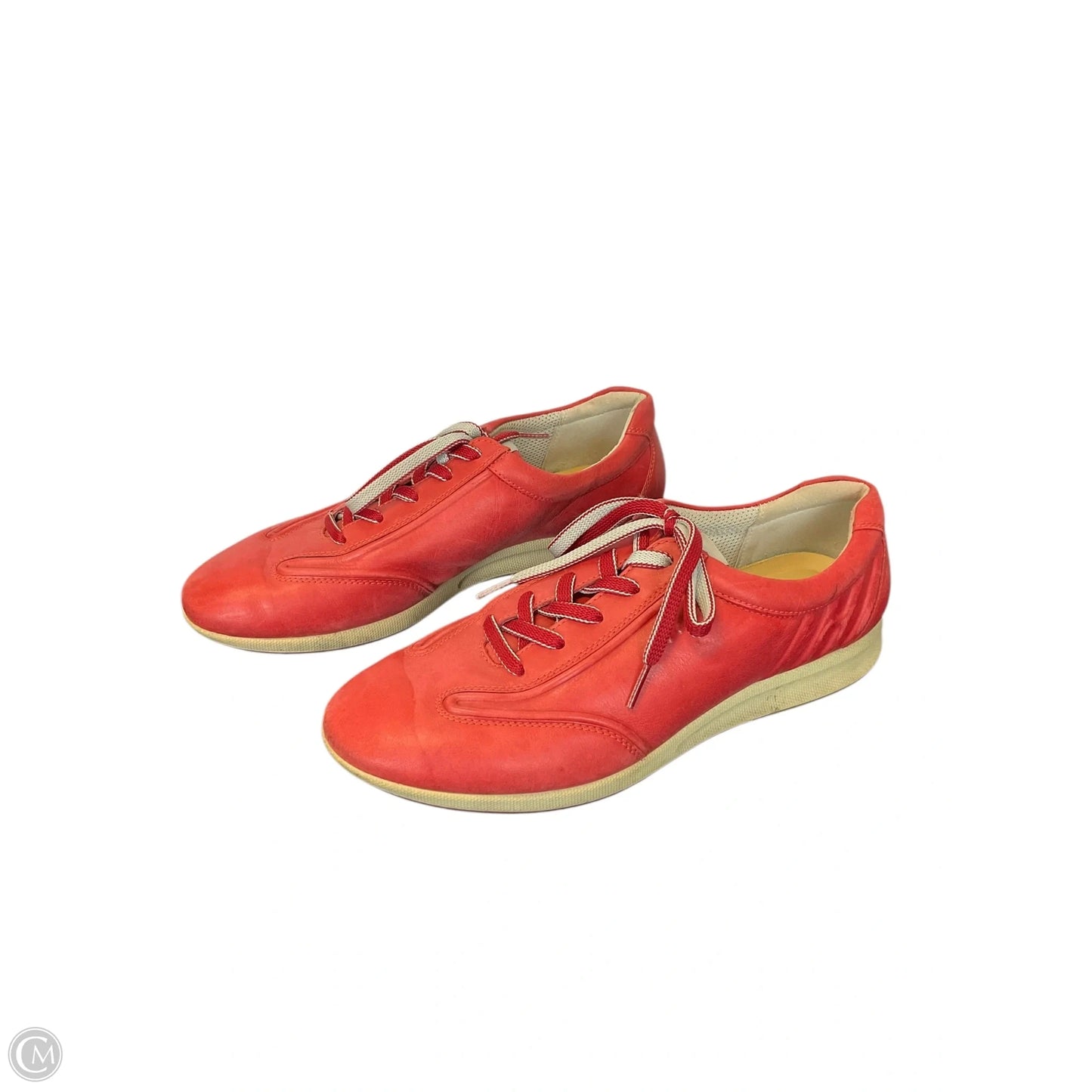 Shoes Flats By Ecco In Red, Size: 10