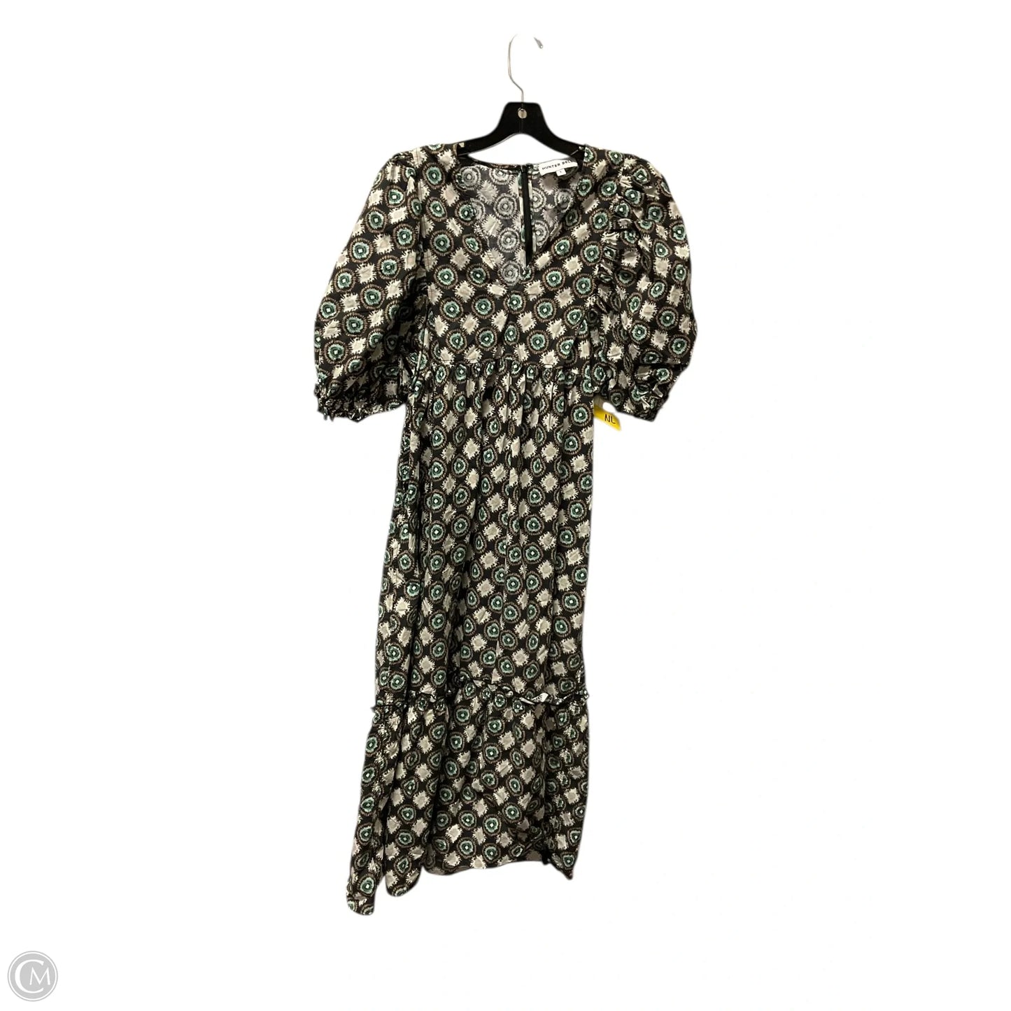 Dress Casual Maxi By Hunter Bell In Grey, Size: L
