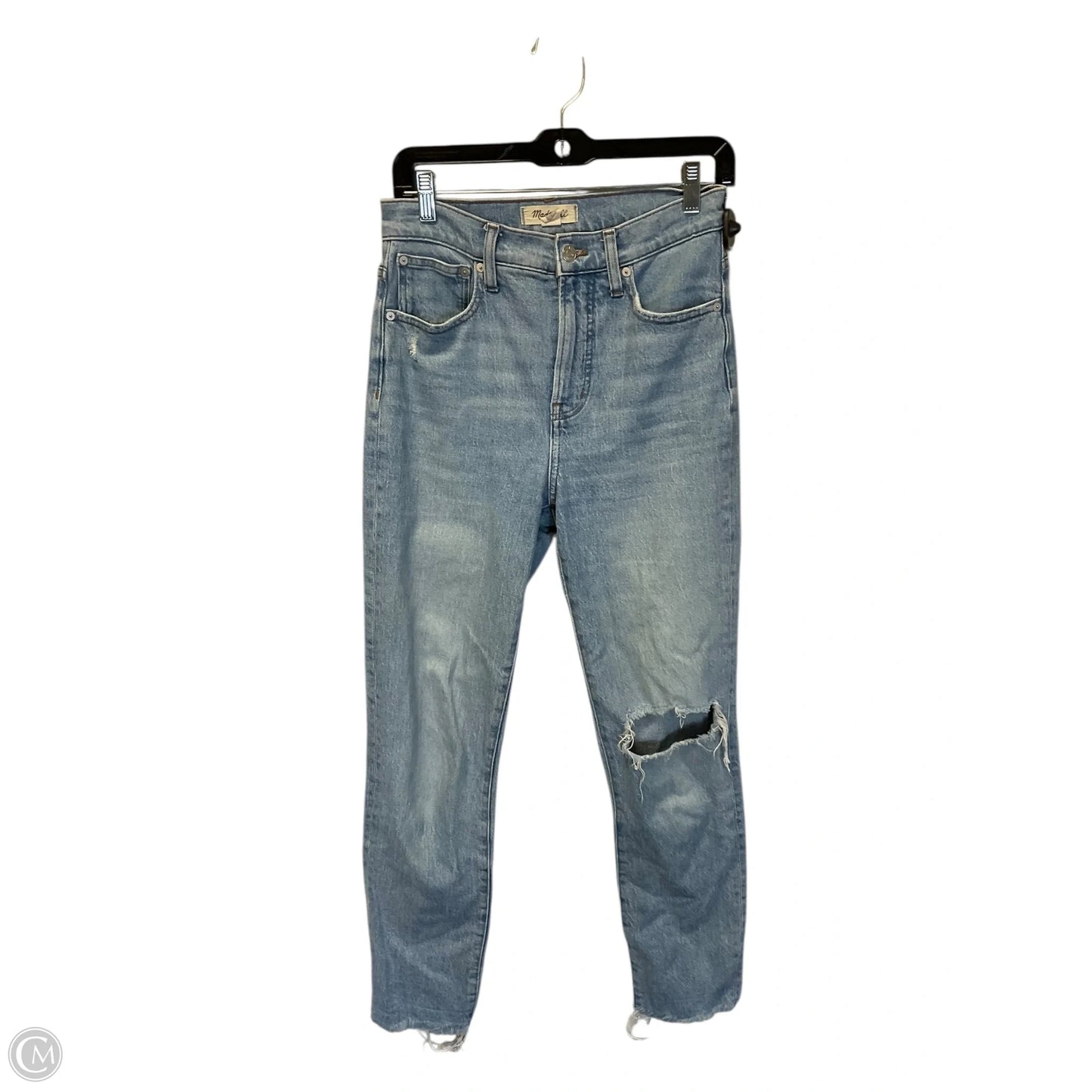 Jeans Straight By Madewell In Blue Denim, Size: 2
