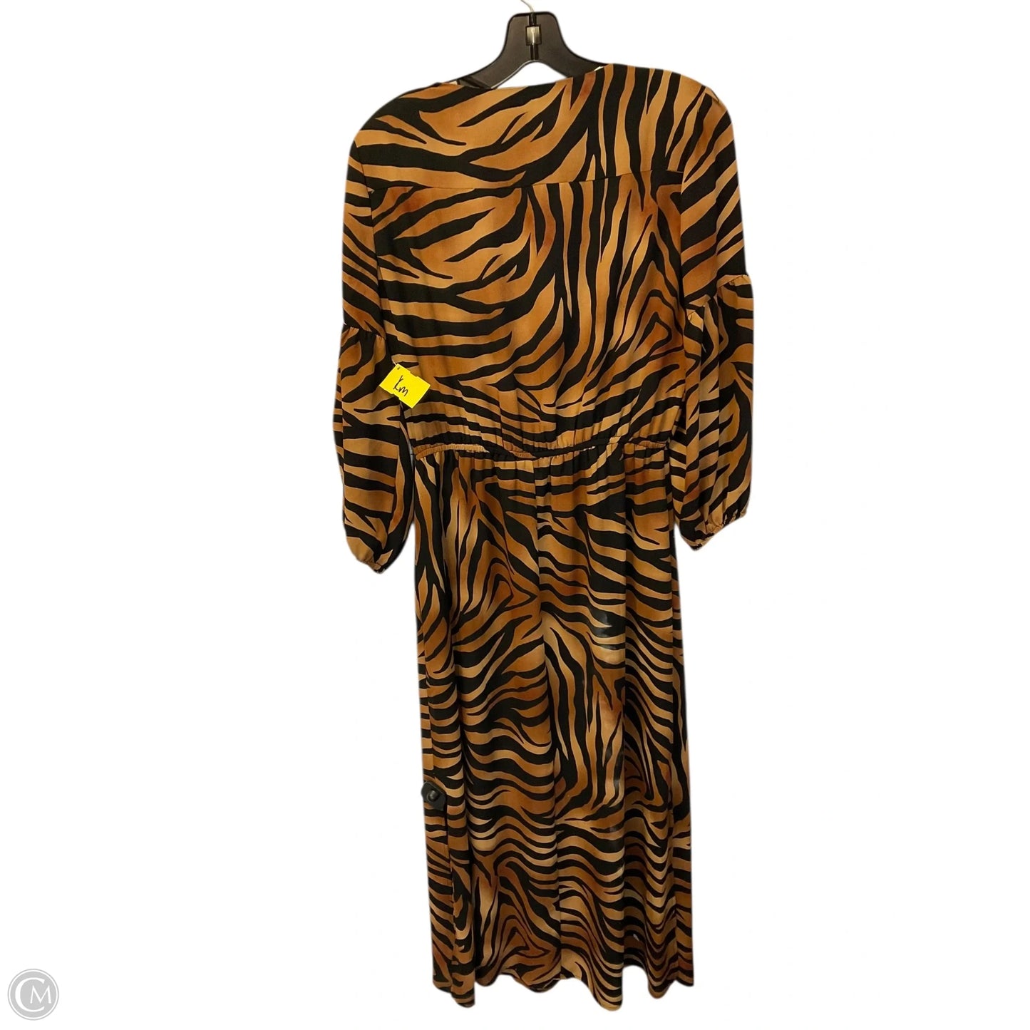Dress Casual Maxi By Chicos In Animal Print, Size: 8