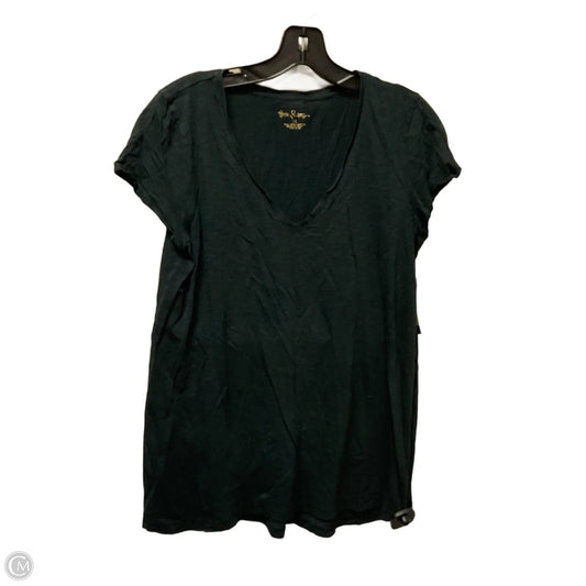 Top Short Sleeve Designer By Lilly Pulitzer In Black, Size: M