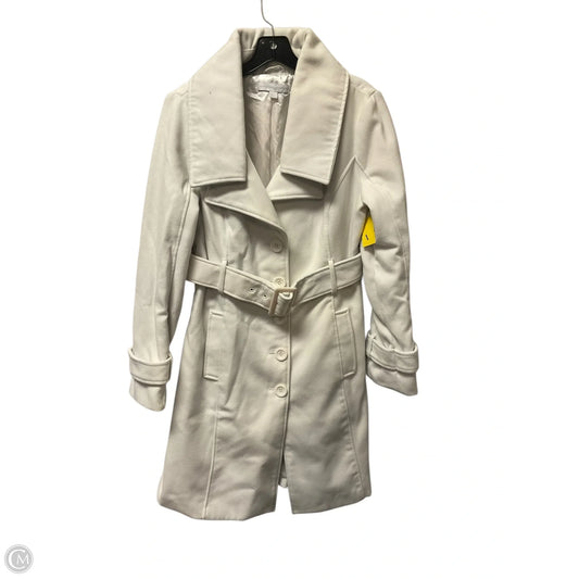 Coat Trench Coat By New York And Co In White, Size: L