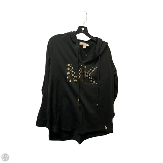Sweatshirt Hoodie By Michael By Michael Kors In Black, Size: 1x