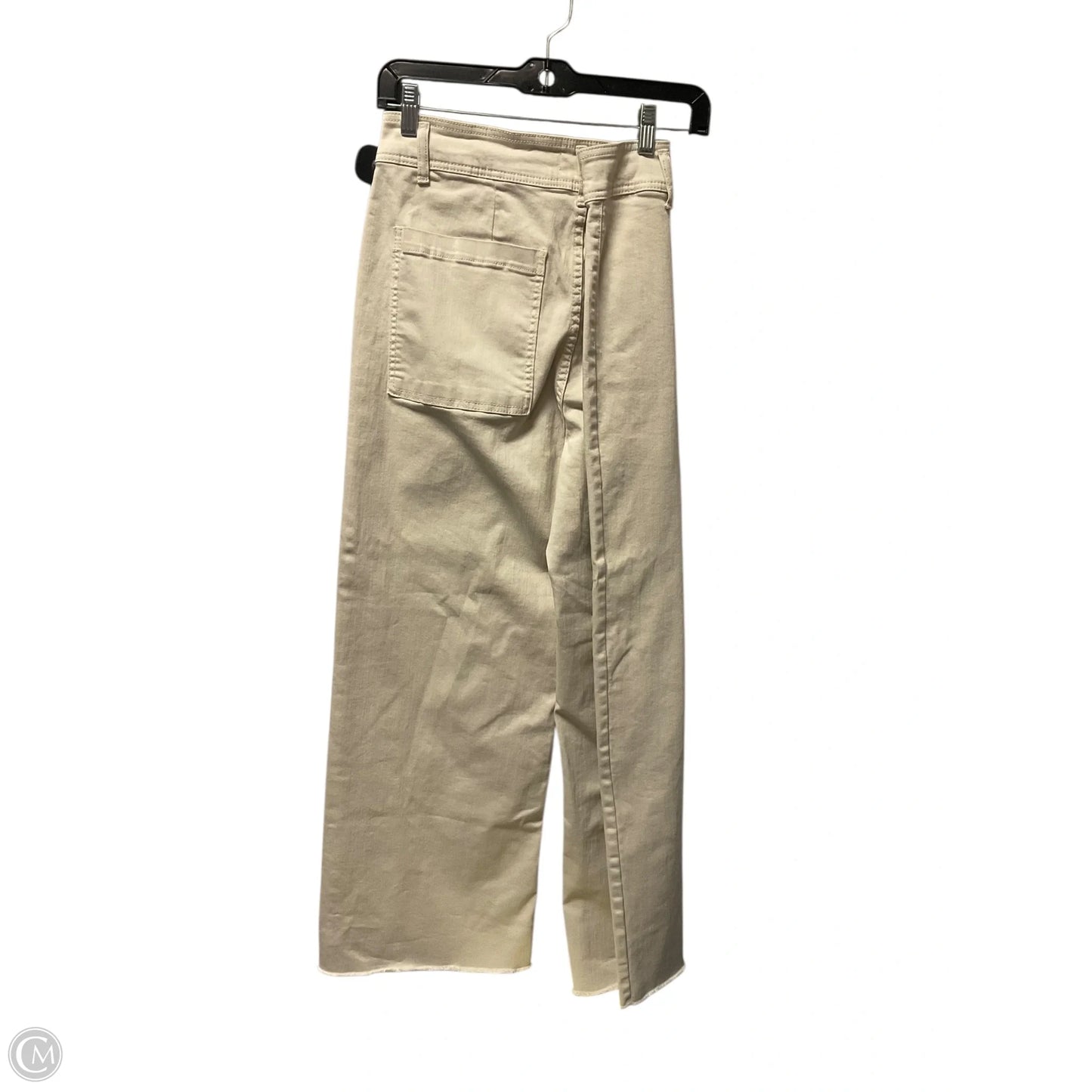 Jeans Wide Leg By Oat In Beige, Size: 12